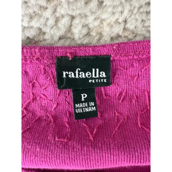 Rafaella Petite Size P Beaded Cardigan Sweater Purple Long Sleeve Casual - Picture 6 of 9